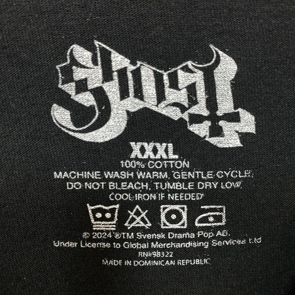 Ghost Cardinal Copia Crystal Ball Cards Heavy Metal Rock T-Shirt 3XL - Picture 4 of 4